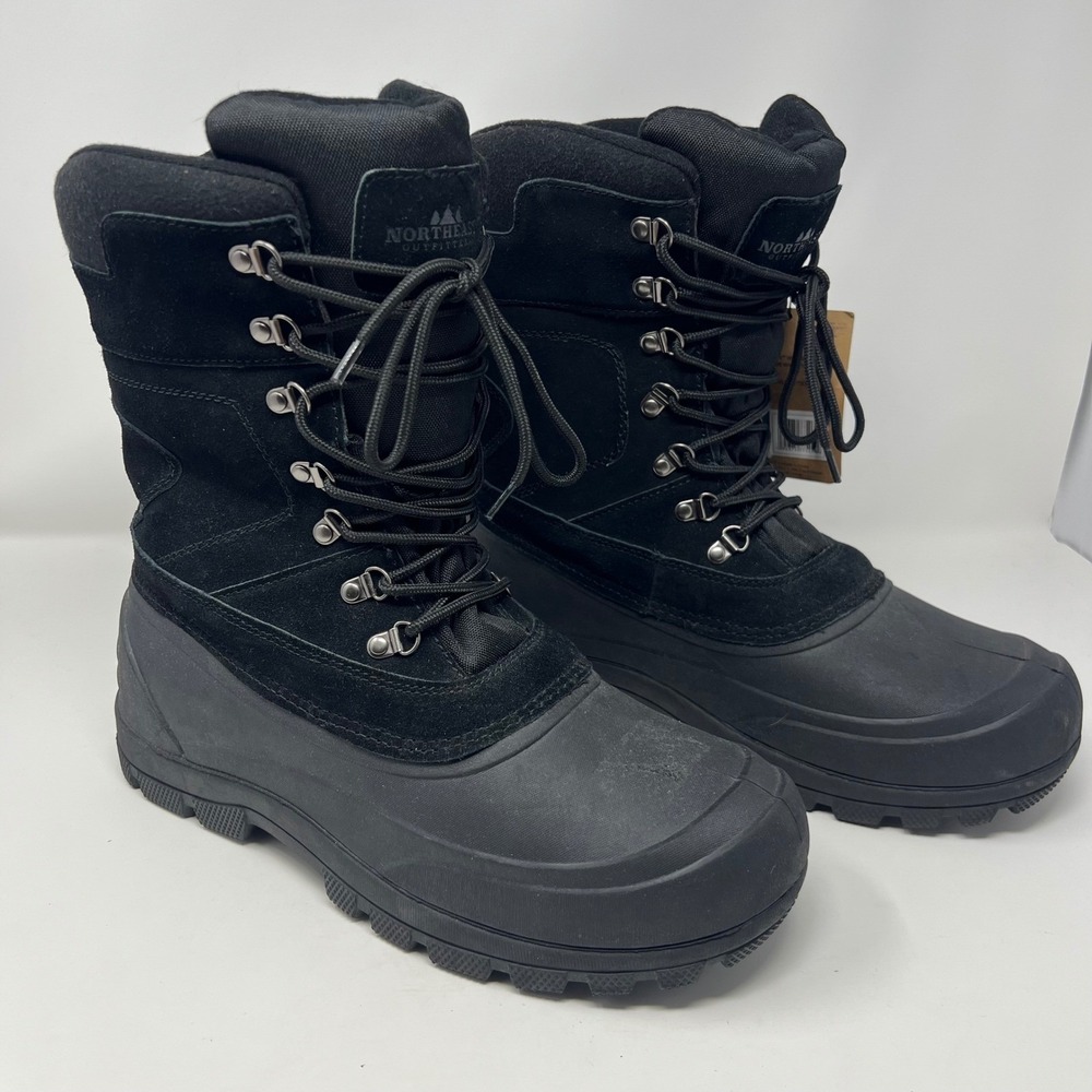 Northeast Outfitters Pac Boot Men 11 Black 400g 3M Thinsulate Snow NWT